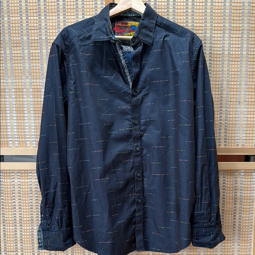 Robert Graham Black Textured Casual Shirt